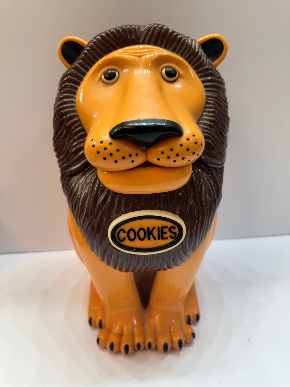 Cookies Lion Cookie Jar - Orange and Brown Decorative Canister